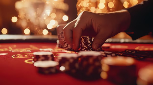 Live dealer Mega Sevens table with multi-camera studio feed on desktop
